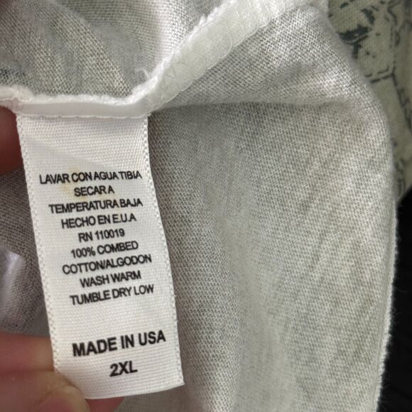 Konquest Shirt Mens XXL Eagle Skull Metallic Tee Tshirt Y2K Grunge Goth NEW 2XL - Picture 9 of 12